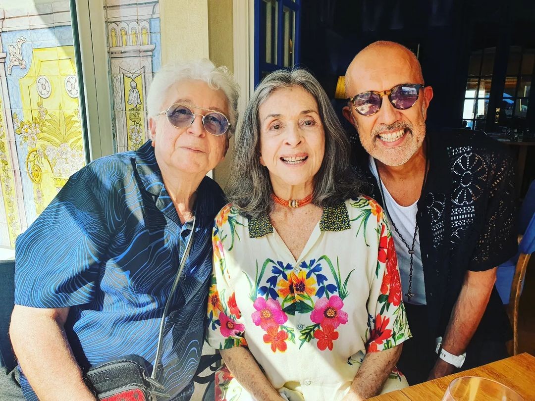 Betty Farias e Aguinaldo Silva (Foto: reprodução/instagram)