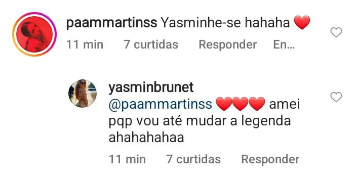 Yasmin Brunet (Foto: Reprodução / Instagram)